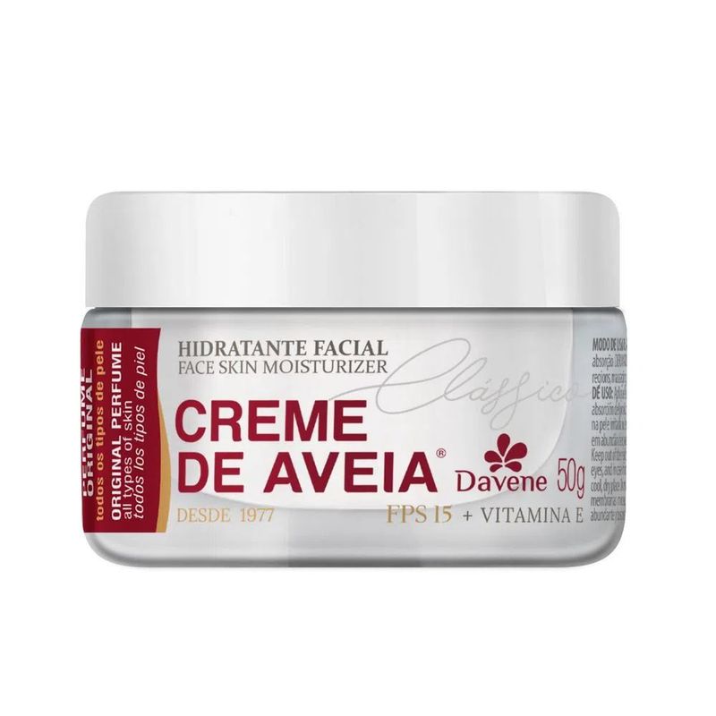 Hidratante Facial Creme de Aveia Clássico Davene - 50g