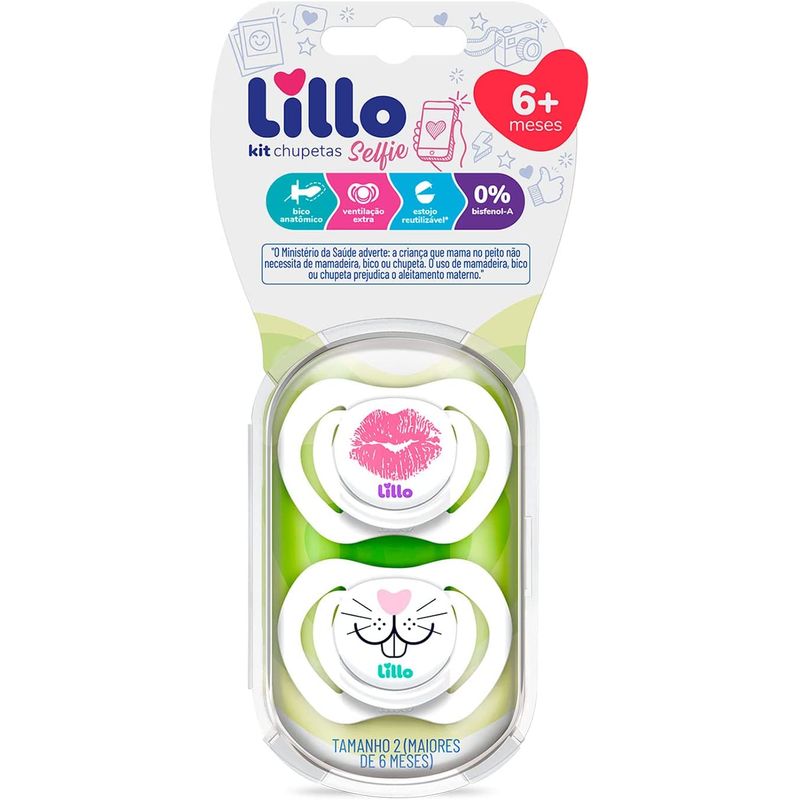 Chupeta Lillo Soft Comfort Tamanho 2 Menina