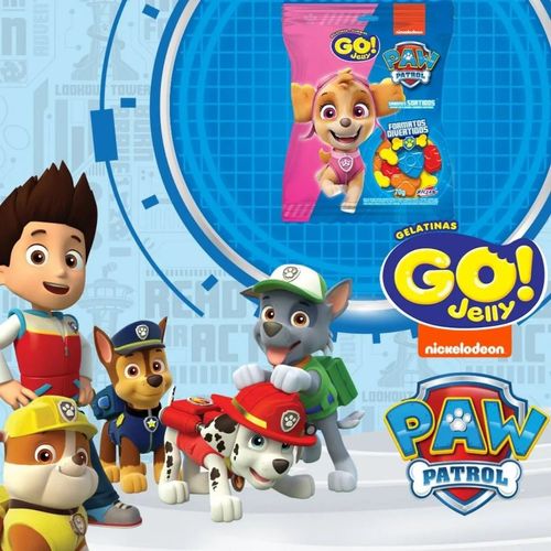 Bala Go Jelly Gelatina Patrulha Canina - 70g