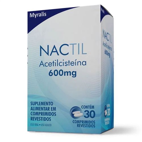 Suplemento Alimentar Nactil 600mg com 30 Comprimidos - Myralis