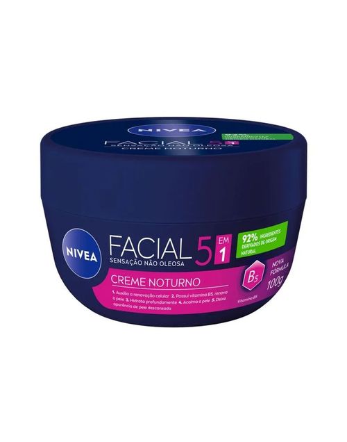 Creme Facial Nivea Noturno - 100g