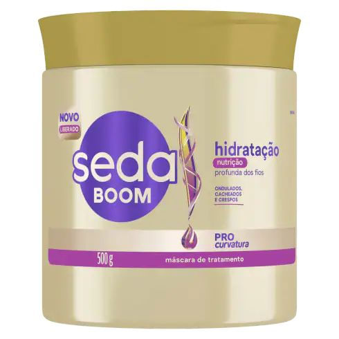 Máscara de Tratamento Seda Boom Hidratação Pro-Curvatura - 500g