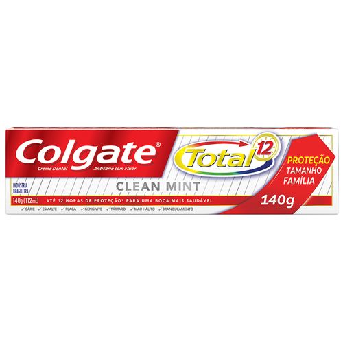 Creme Dental Colgate Total 12 Clean Mint - 140g