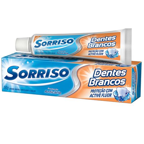 Creme Dental Sorriso Dentes Brancos - 50g
