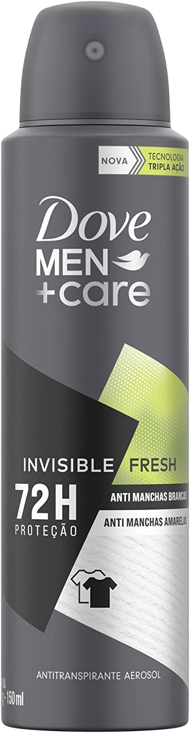 Desodorante Aerosol Dove Men Invisible Fresh - 150 ml