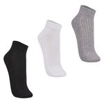 Meia Trifil Cano Curto Esportiva Mista Tamanho M - 3 Uni