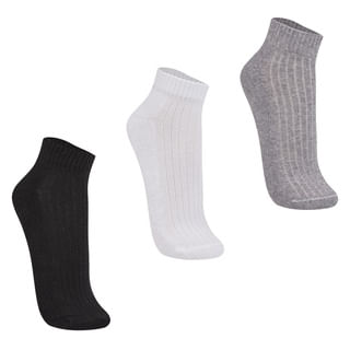 Meia Trifil Cano Curto Esportiva Mista Tamanho M - 3 Uni