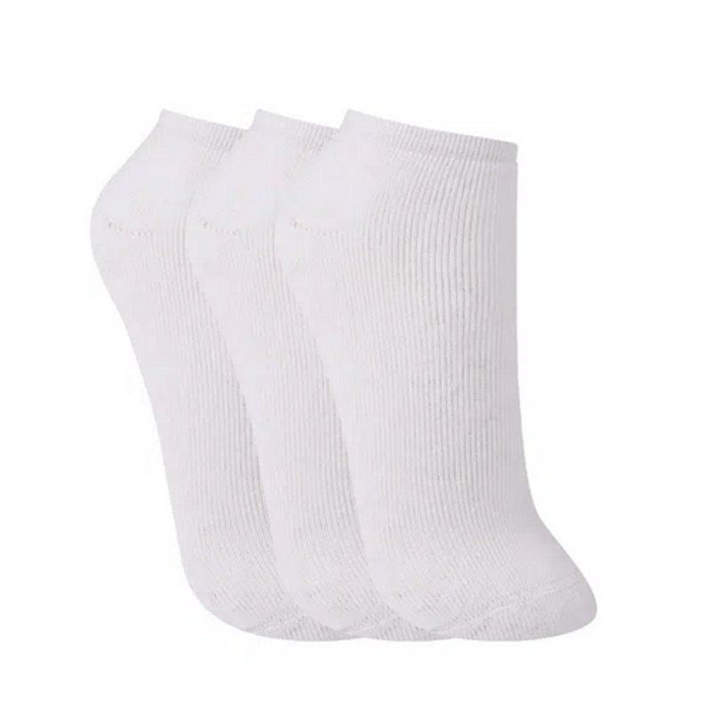 Meia Trifil Cano Curto Atoalhada Branca Tamanho M - 3 Uni