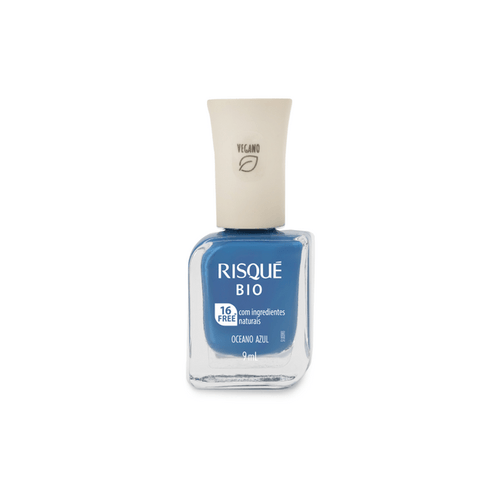 Esmalte Risqué Bio Cremoso Oceano Azul - 9ml