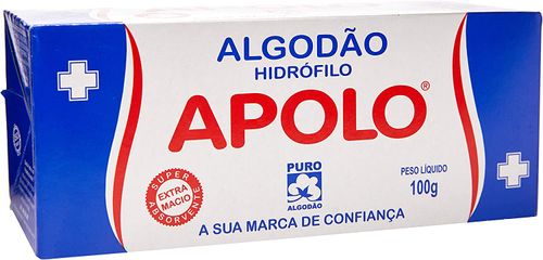 Algodão Hidrófilo Apolo - 100g