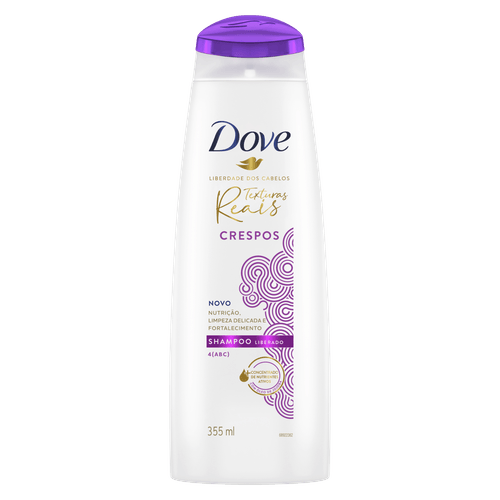 Shampoo Dove Texturas Reais Crespos - 355ml