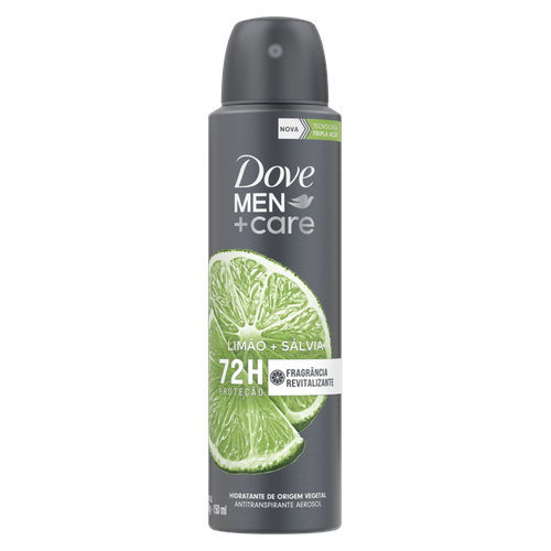 Desodorante Dove Men Aerosol Limão e Sálvia - 150ml