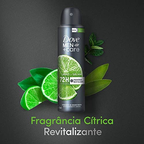 Desodorante Dove Men Aerosol Limão e Sálvia - 150ml