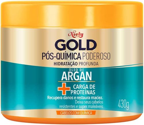 Máscara Niely Gold Pós Química Poderoso - 430g