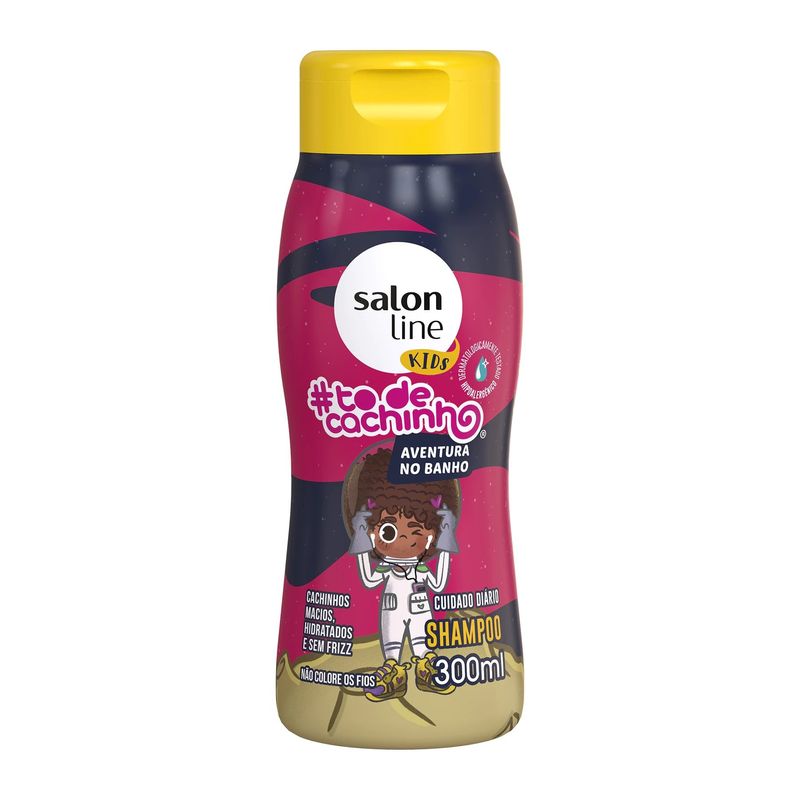 Kit Shampoo e Condicionador #todecachinho Kids Aventura - Salon Line 300ml