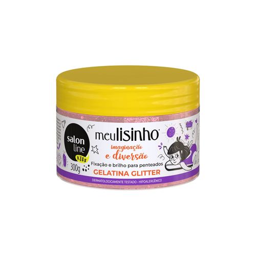 Gelatina Meu Lisinho Glitter - Salon Line 300g