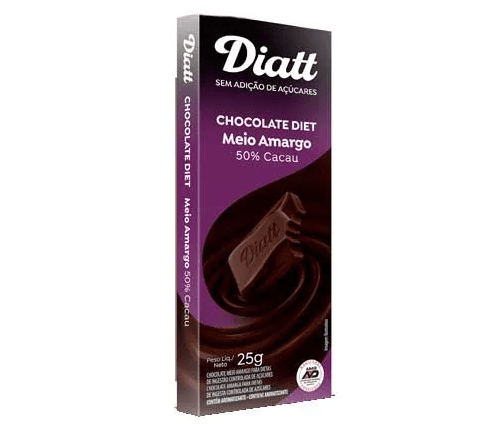 Chocolate Meio Amargo Diatt - 25g