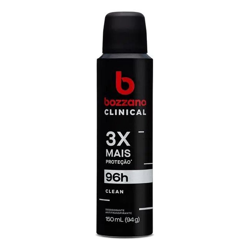 Desodorante Bozzano Aerossol Masculino Clinical Clean - 150ml
