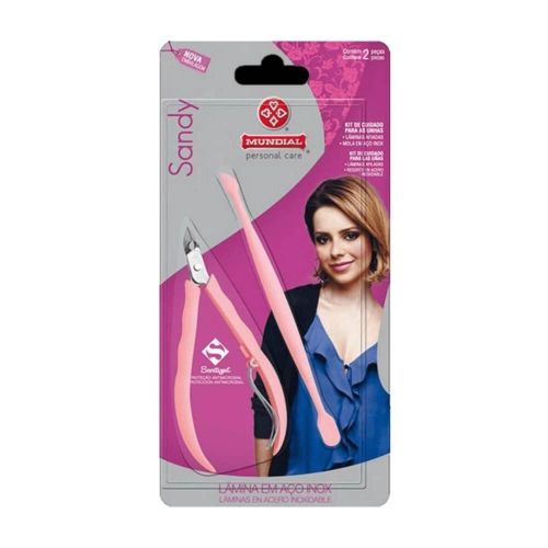 Kit Mundial Alicate + Espátula de Unha - Sandy