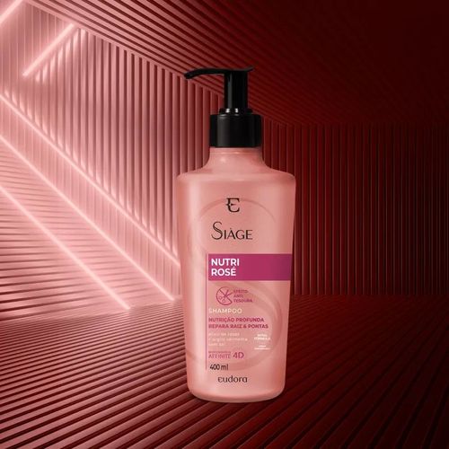 Shampoo Siàge Nutri Rose - Eudora 400ml