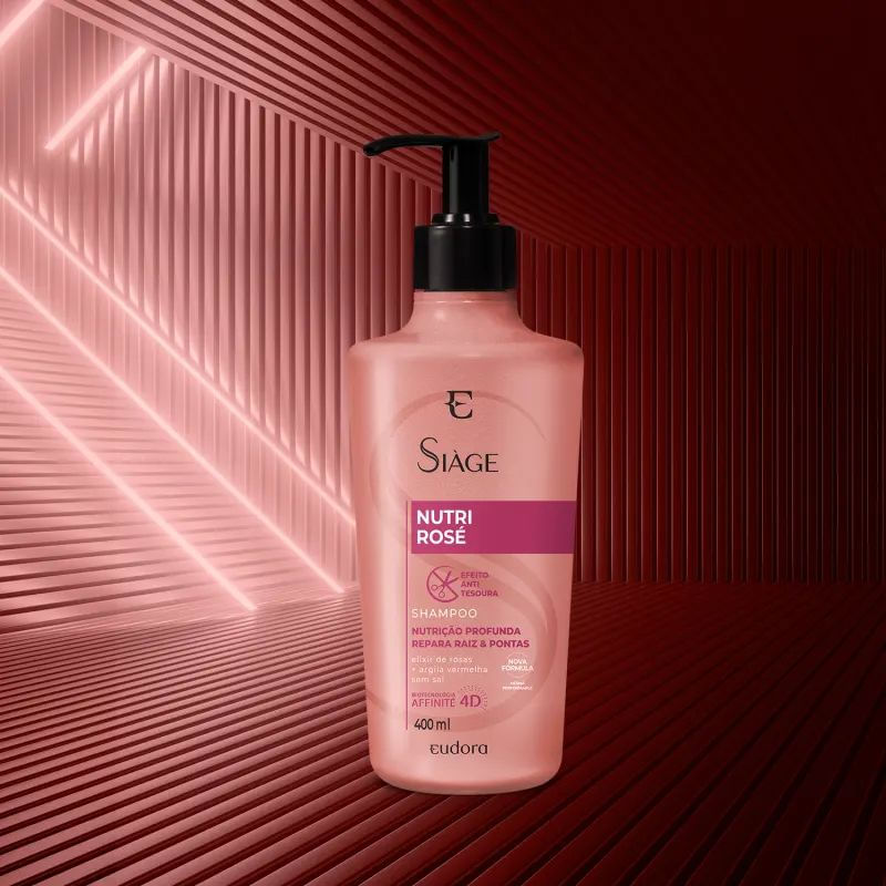 Shampoo Siàge Nutri Rose - Eudora 400ml