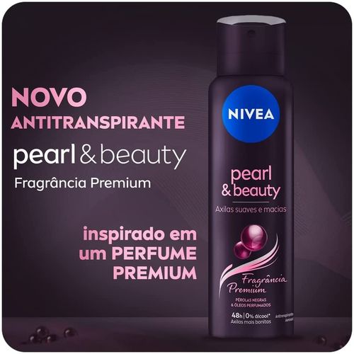 Desodorante Nivea Aerosol Feminino Pearl Beauty - 150ml