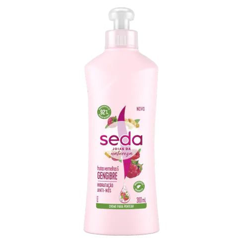 Creme de Pentear Seda Frutas Vermelhas e Gengibre - 300ml