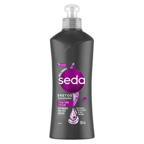 Creme de Pentear Seda Pretos Luminosos - 300ml