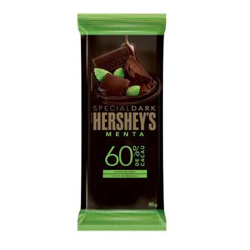 Barra de Chocolate Hershey's Special Dark Menta 60% - 85g