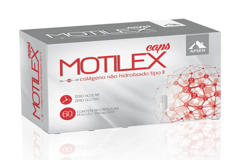 Motilex Caps Colágeno Tipo II com 60 Cápsulas - Apsen