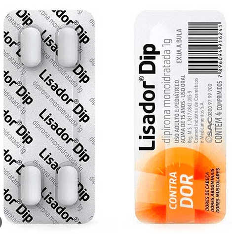 Lisador Dip 1g com 4 Comprimidos - Hypera