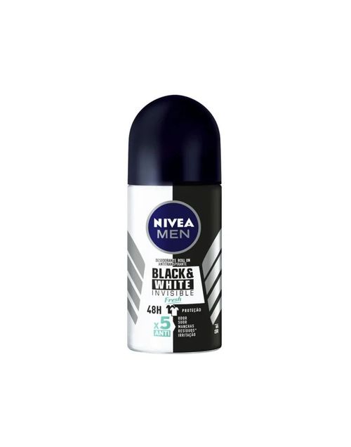 Desodorante Nivea Aerosol Masculino Black e White Fresh - 150ml