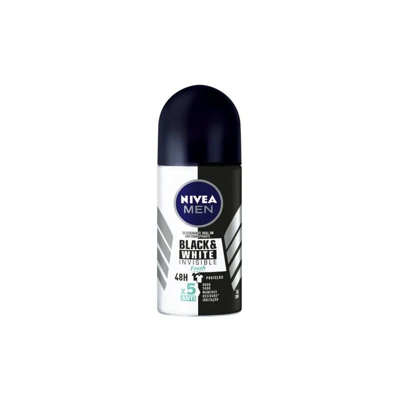 Desodorante Nivea Aerosol Masculino Black e White Fresh - 150ml