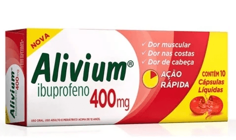 Alivium 400mg com 10 Cápsulas - Hypera