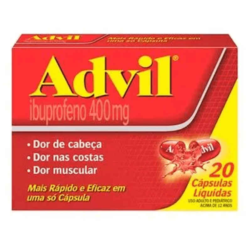 Advil 400mg - 20 Comprimidos