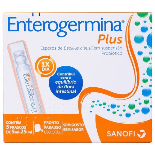 Enterogermina Plus 5 Flaconetes - 5ml