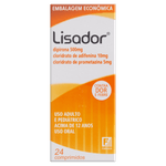 Lisador 500mg + 5mg + 10mg - 24 Comprimidos