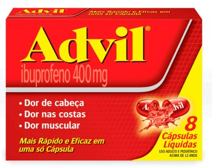 Advil 400mg com 8 Cápsulas - GSK