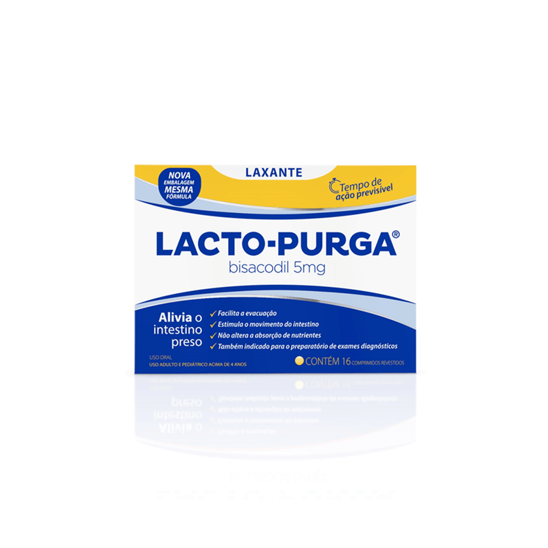 Lacto Purga 5mg - 16 Comprimidos
