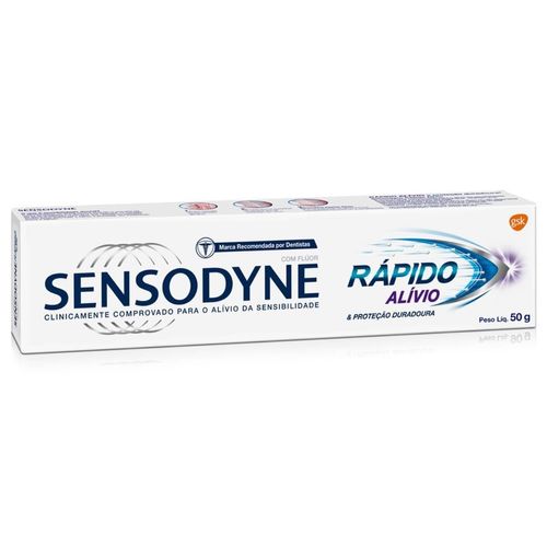 Creme Dental Sensodyne Rápido Alívio - 50g