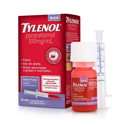 Tylenol Bebê em Gotas 100mg com 15ml - JJ