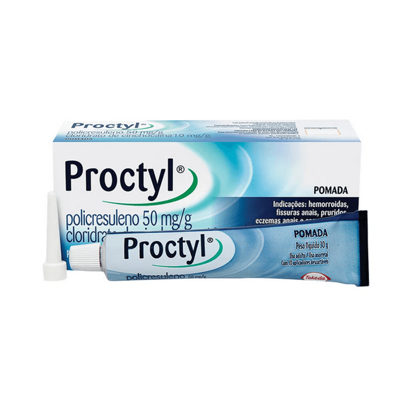Proctyl Pomada - 30g + 10 Aplicadores