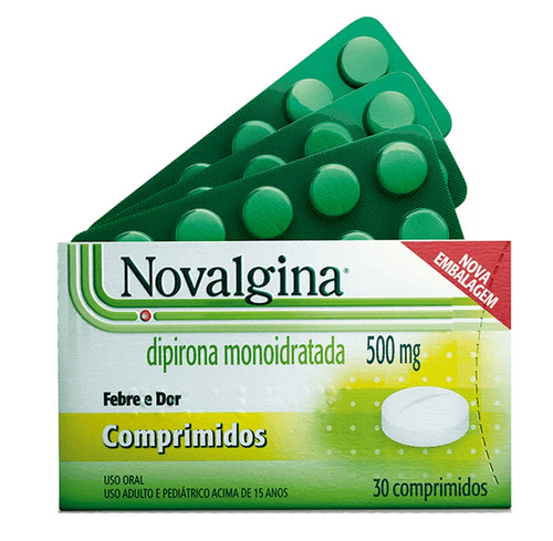 Novalgina 500mg com 30 Comprimidos - Sanofi