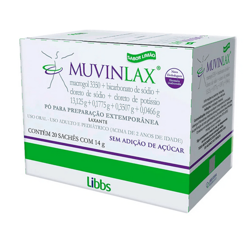 Muvinlax - 20 Sachê de 14g cada
