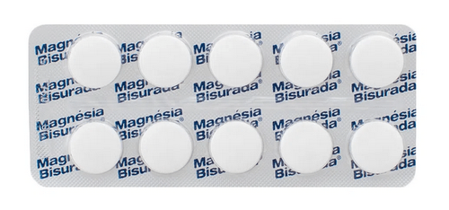 Magnésia Bisurada Sabor Menta com 10 Pastilhas - Aspen