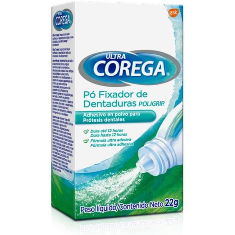 Corega Ultra Pó Fixador De Dentadura - 22g