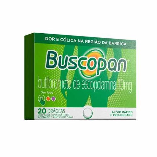 Buscopan 10mg com 20 Drágeas - Hypera