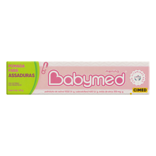 Pomada para Prevenção de Assaduras Babymed Menina - 45g