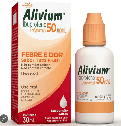 Alivium 50mg em Gotas com 30ml - Hypera