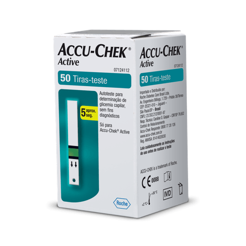 Tiras de Medir a Glicemia Accu-Chek Active - 50 uni
